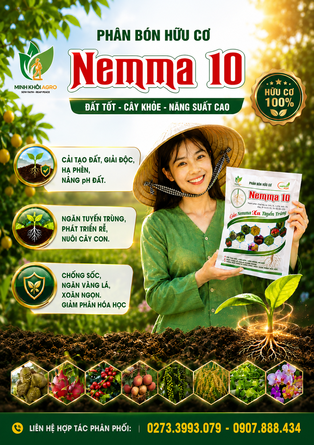 Phân bón hữu cơ Nemma 10